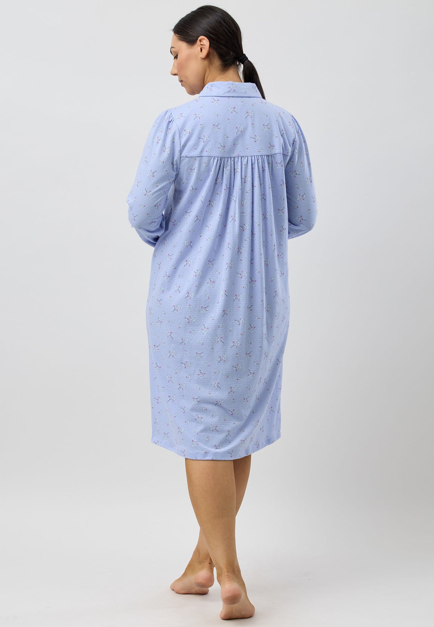SWEET PEA COLLAR NIGHTIE LAVENDER - SK251S5