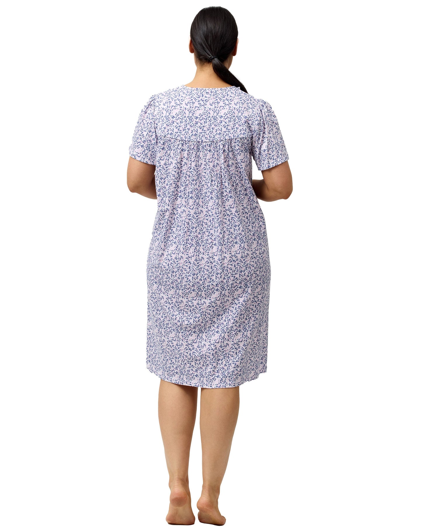 SHORT SLEEVE ABSTRACT NITE PINK - SK316A