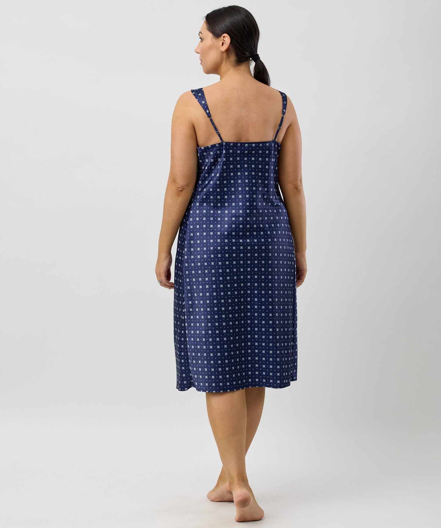 ART DECO CHEMISE NAVY - SK408A5