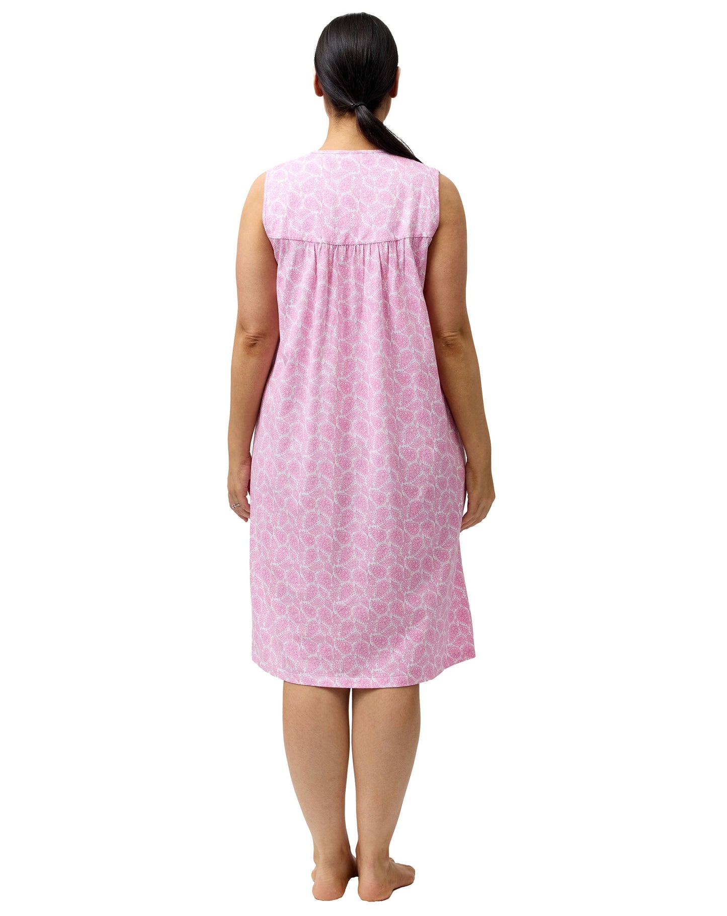 SLEEVELESS PAISLEY NITE PINK - SK411P