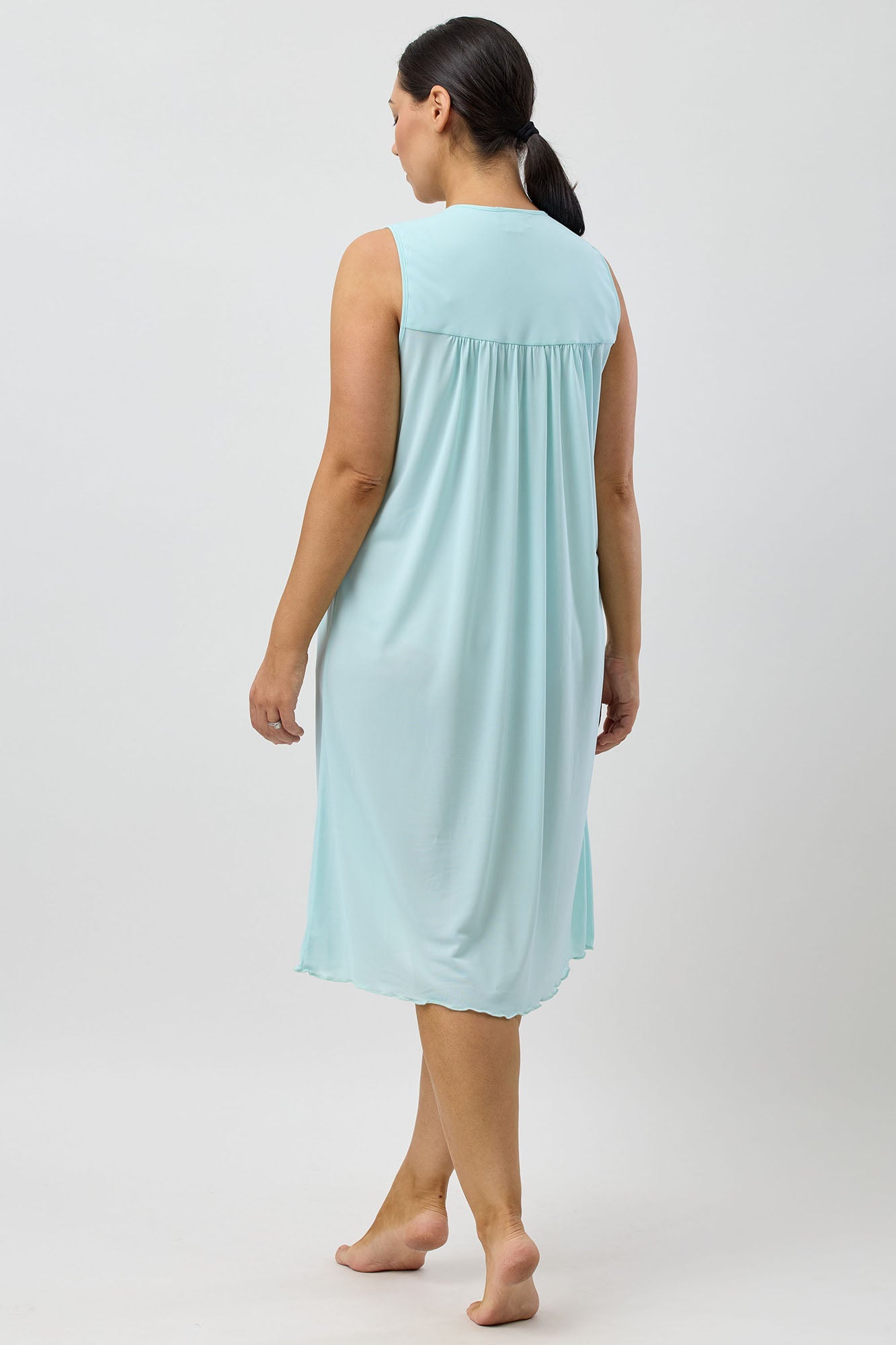 TRILOBAL SLEEVELESS NIGHTIE MINT - SK425T5