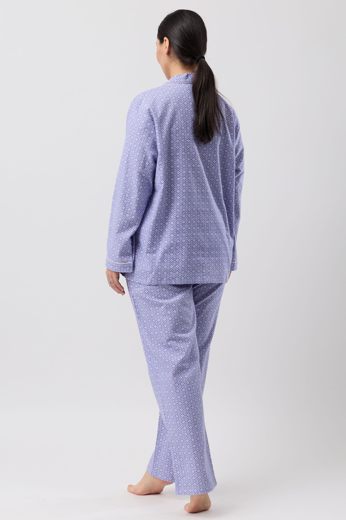 FLEUR DE LYS PJ SET INDIGO - SK500F6