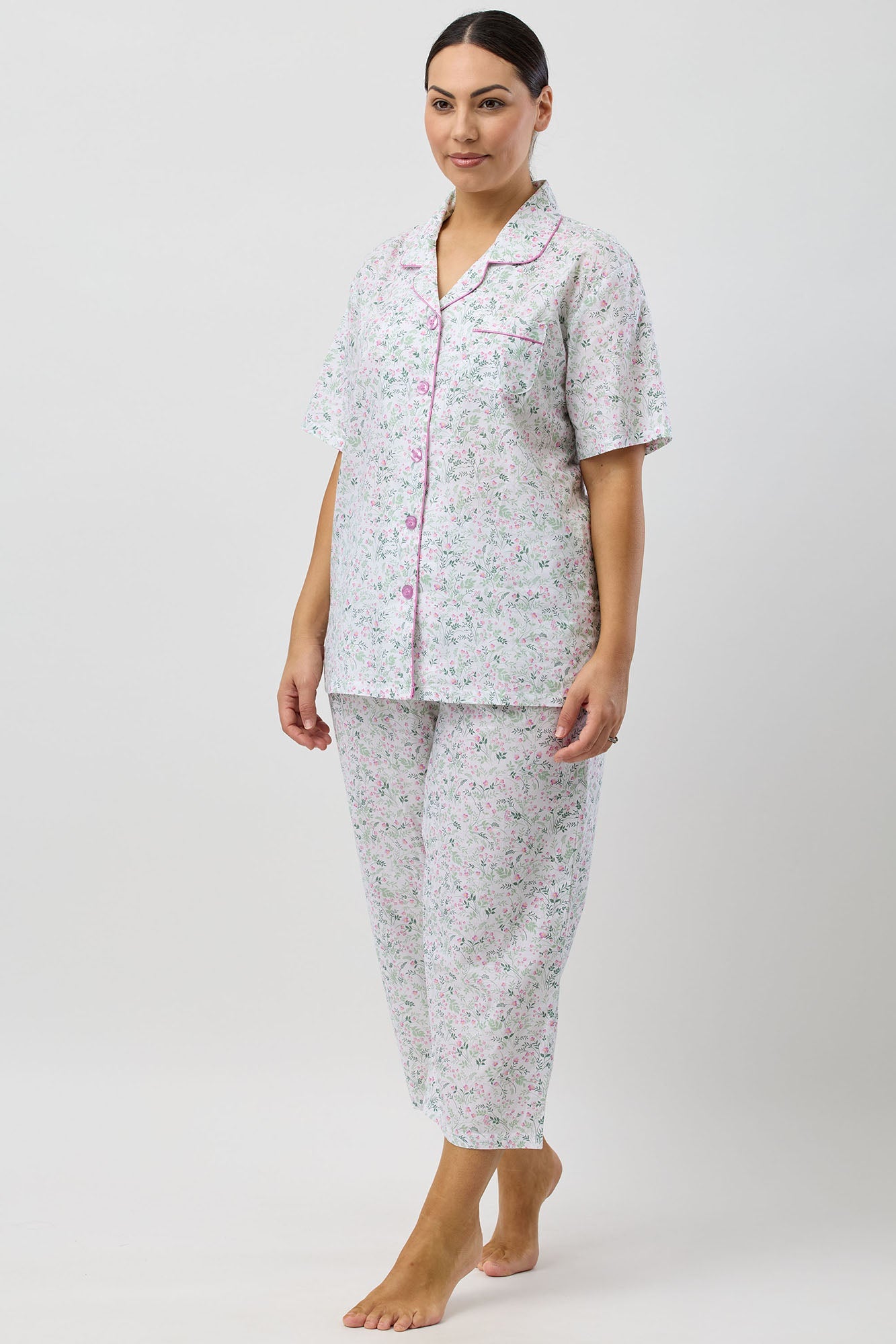 PANSIES 7/8 PJ SET PINK - SK500P5