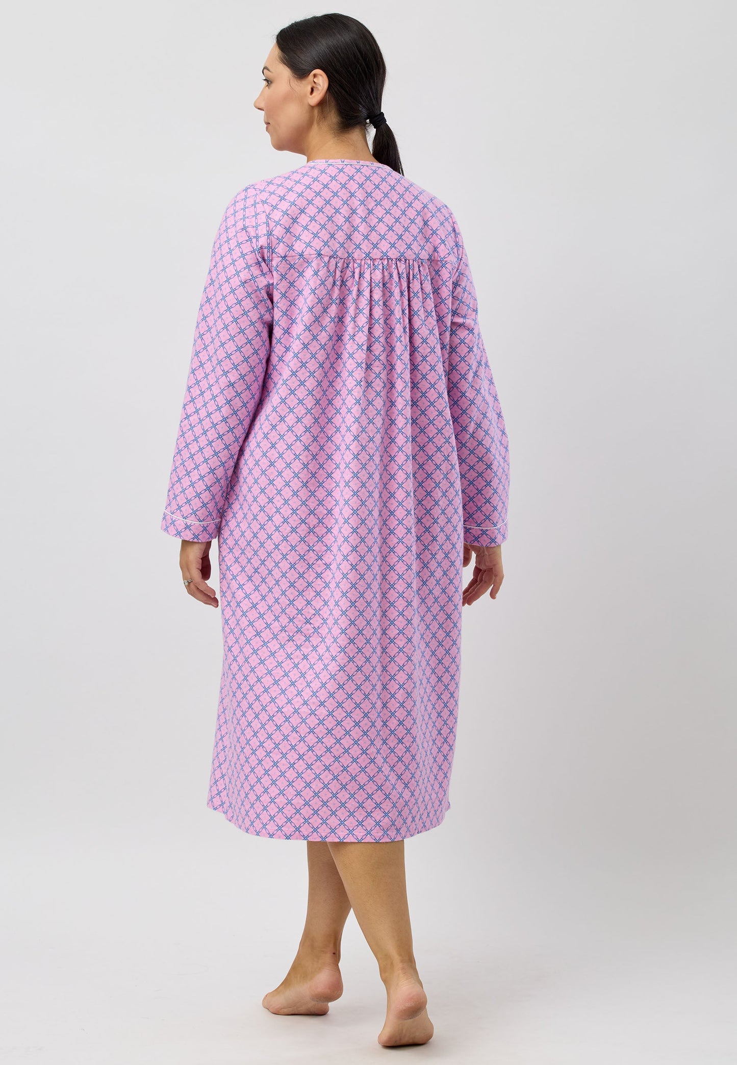 LATTICE NIGHTIE PINK - SK611L5