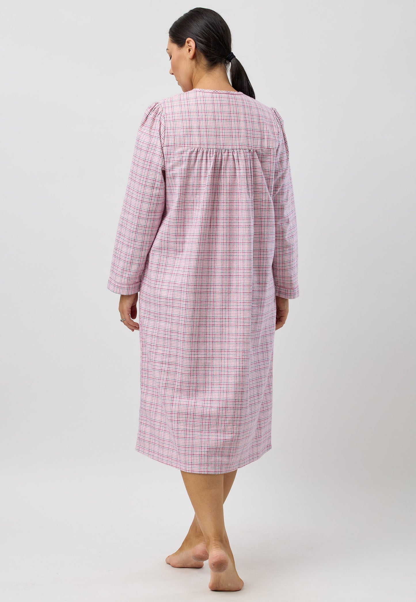 HOUNDSTOOTH NIGHTIE PINK - SK625H5