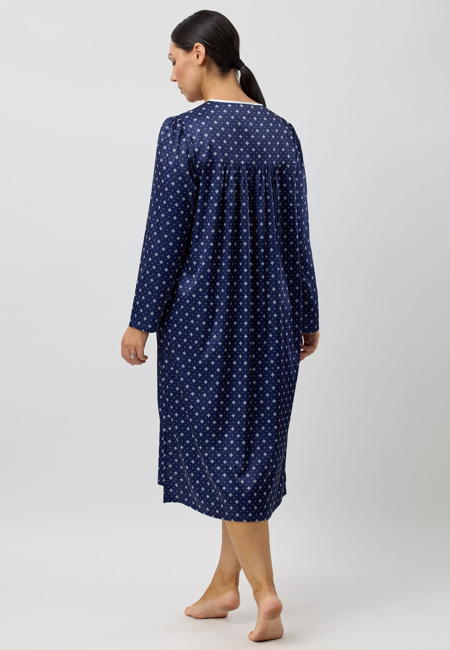 ART DECO NIGHTIE NAVY - SK627A5