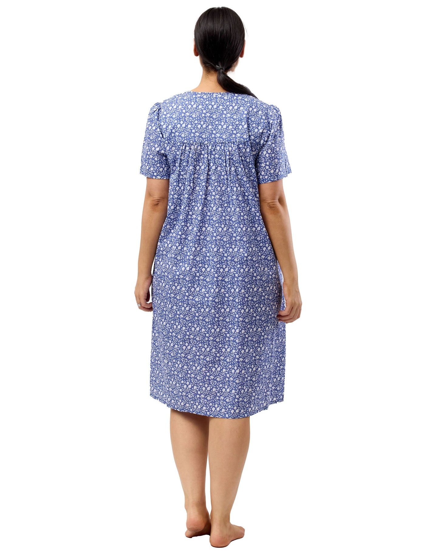 SHORT SLEEVE LEAF NITE DENIM - SK707L