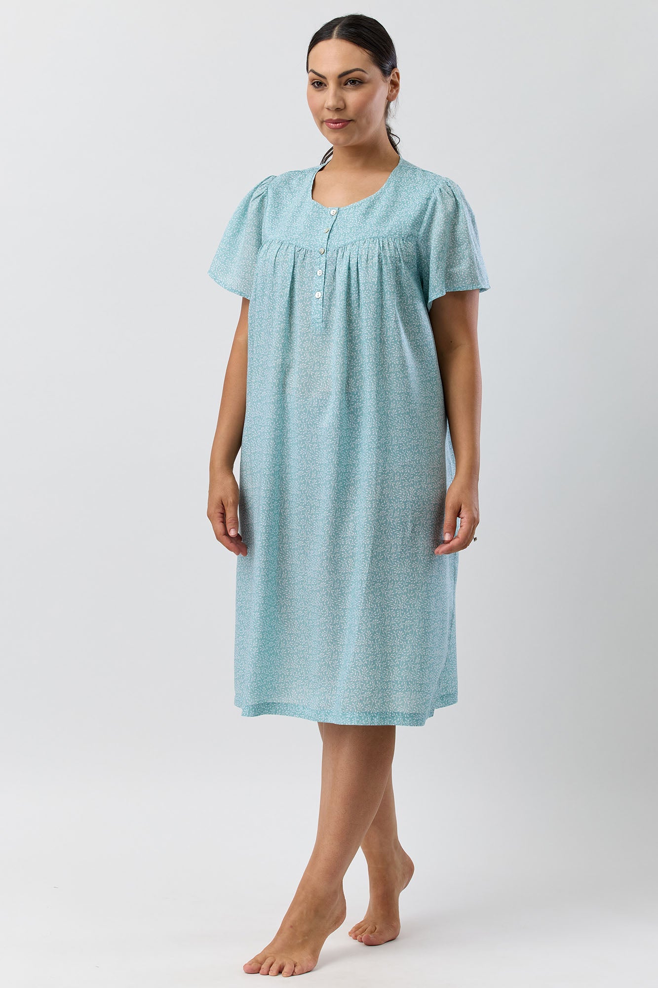 FOLIAGE NIGHTIE JADE - SK709F5