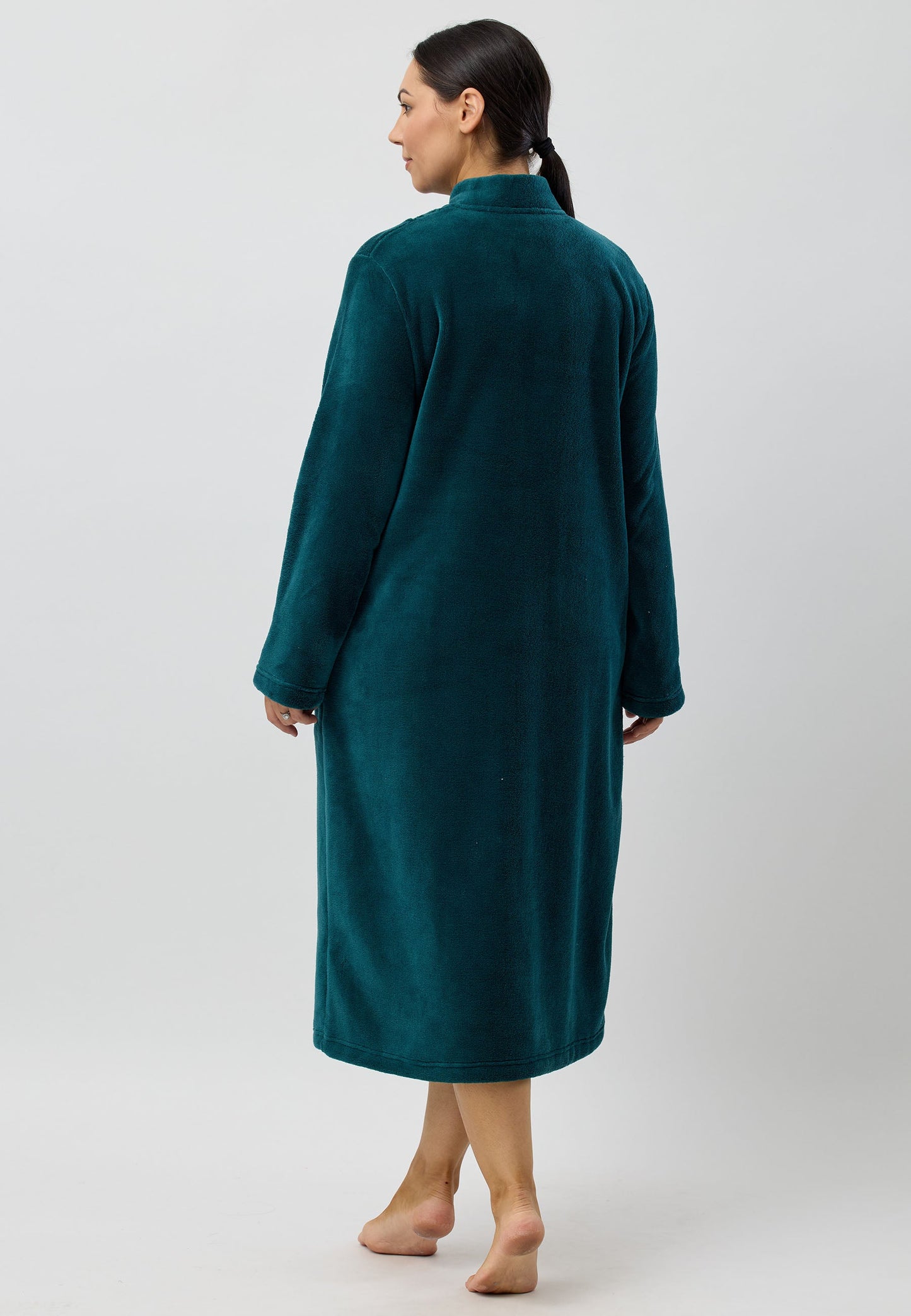 ZIP EMBROIDERED GOWN FOREST - SK918