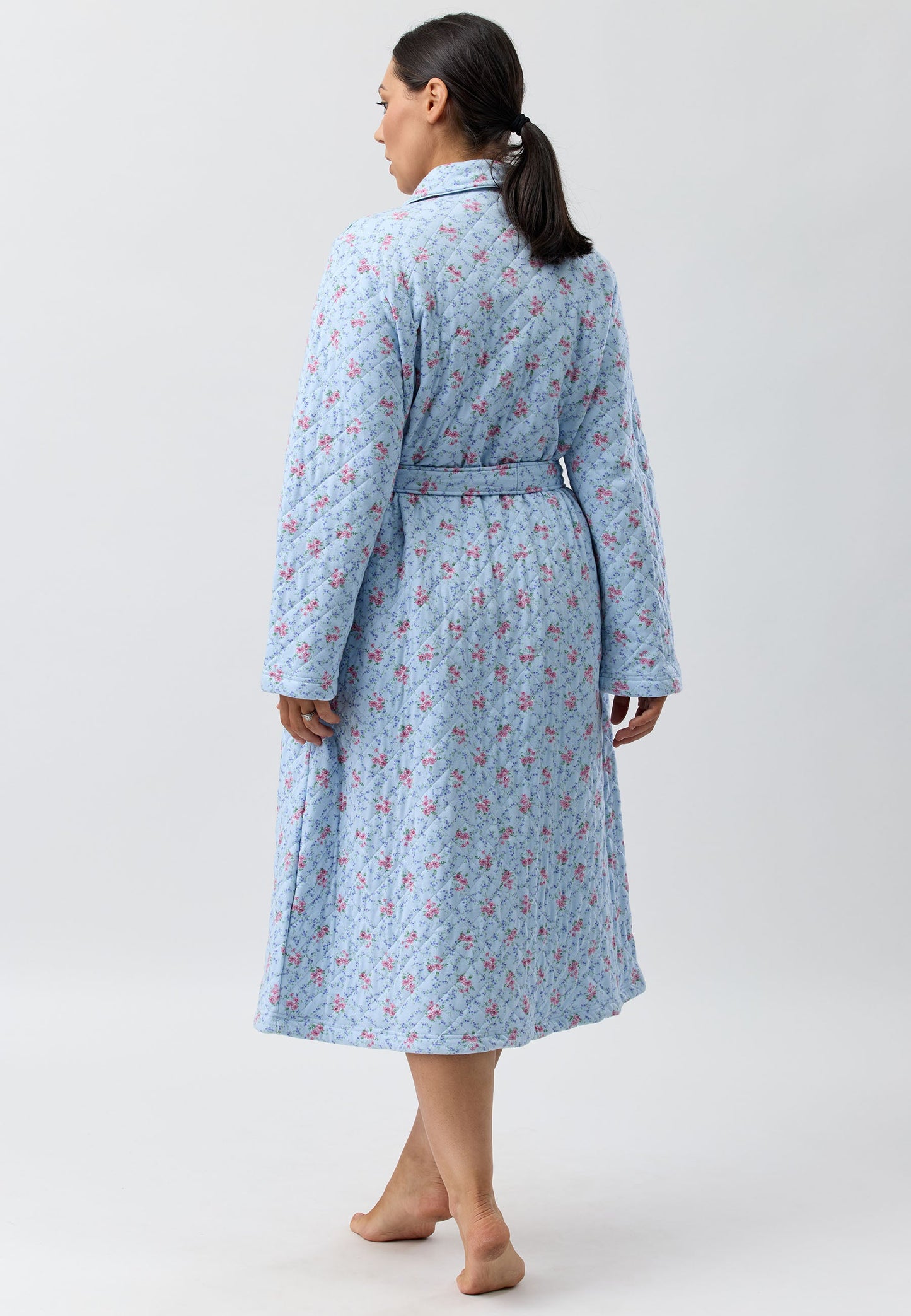 POSY QUILT GOWN BLUE - SK924PO5
