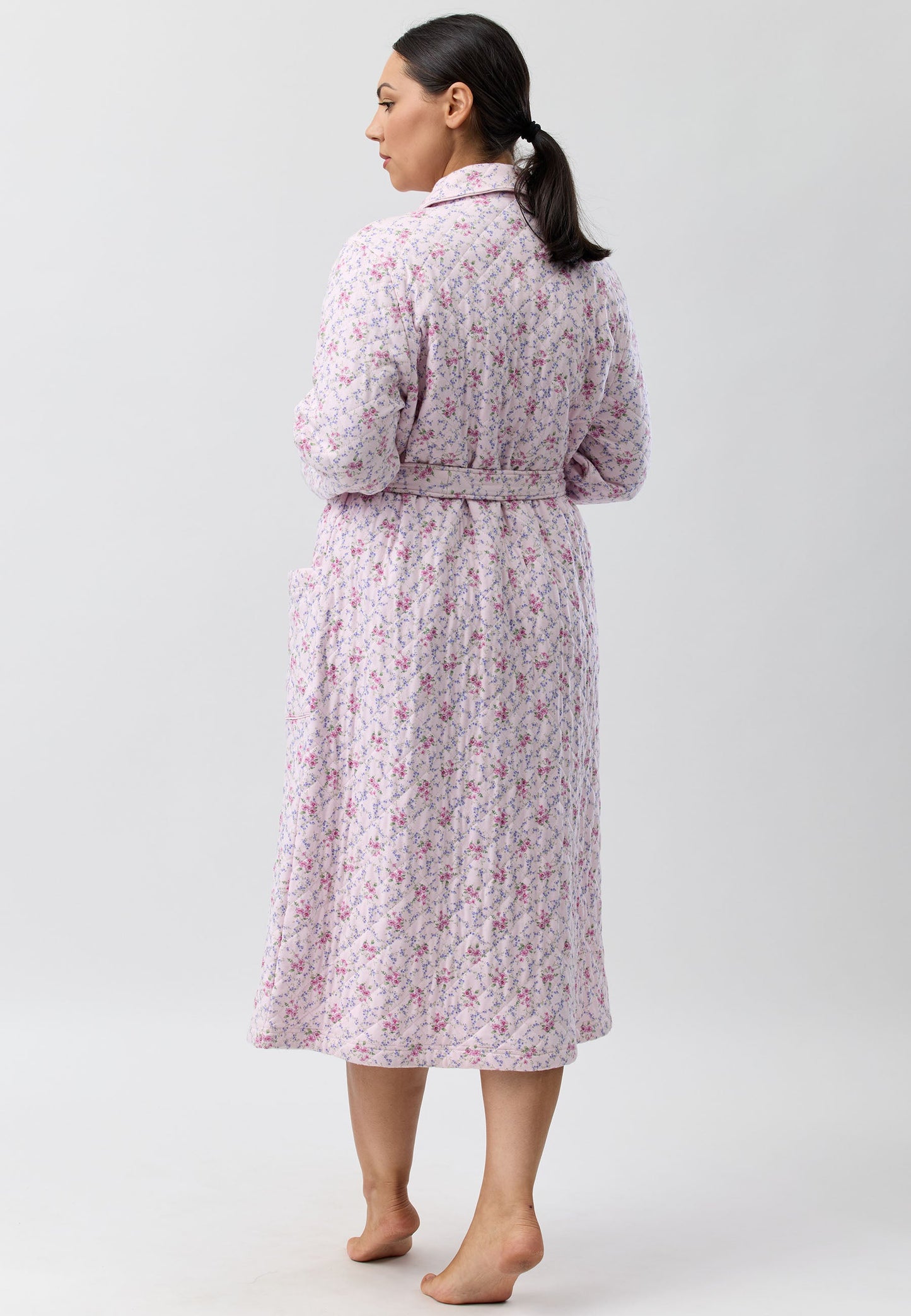 POSY QUILT GOWN PINK - SK924PO5