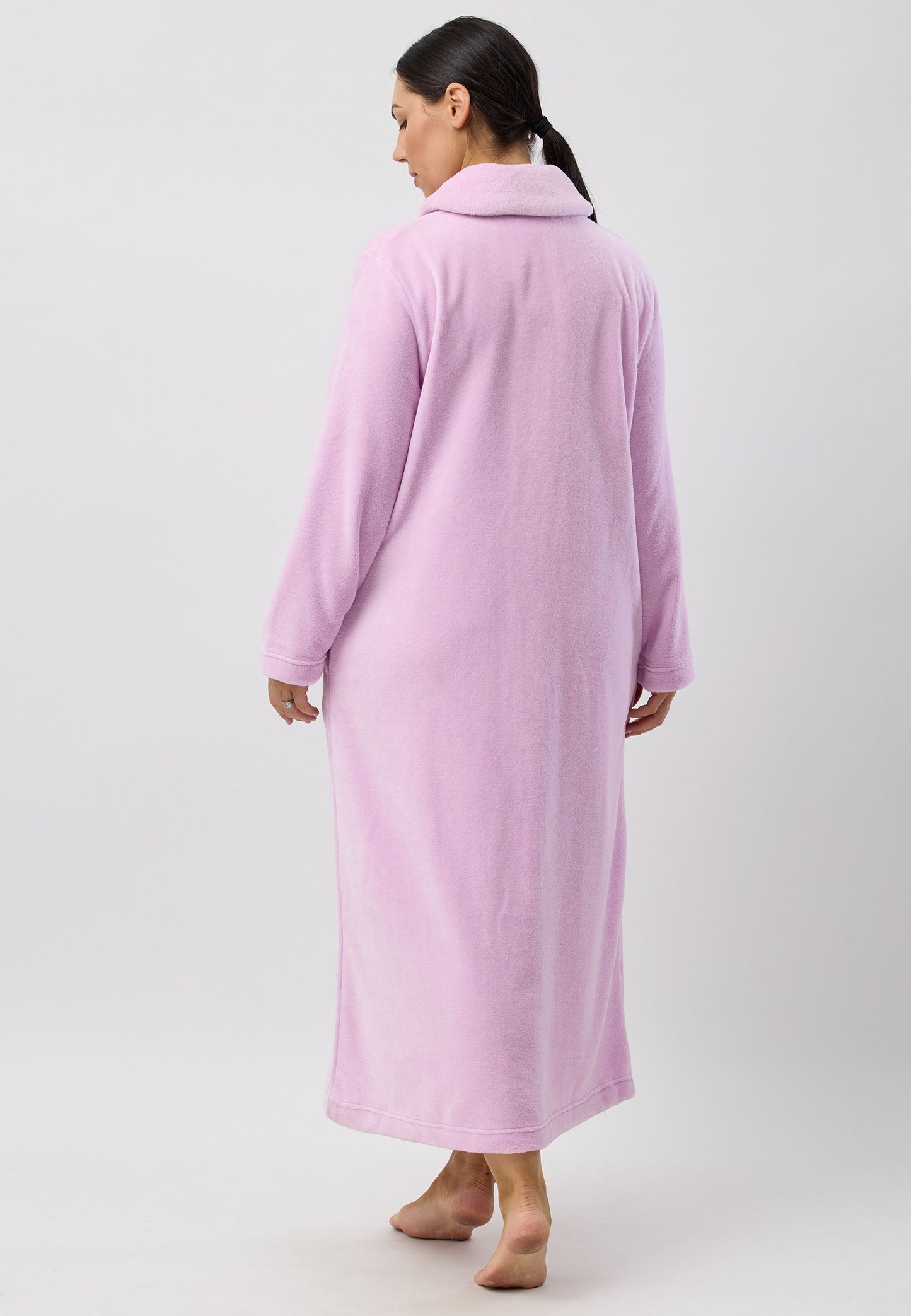 BUTTON GOWN LILAC - SK928