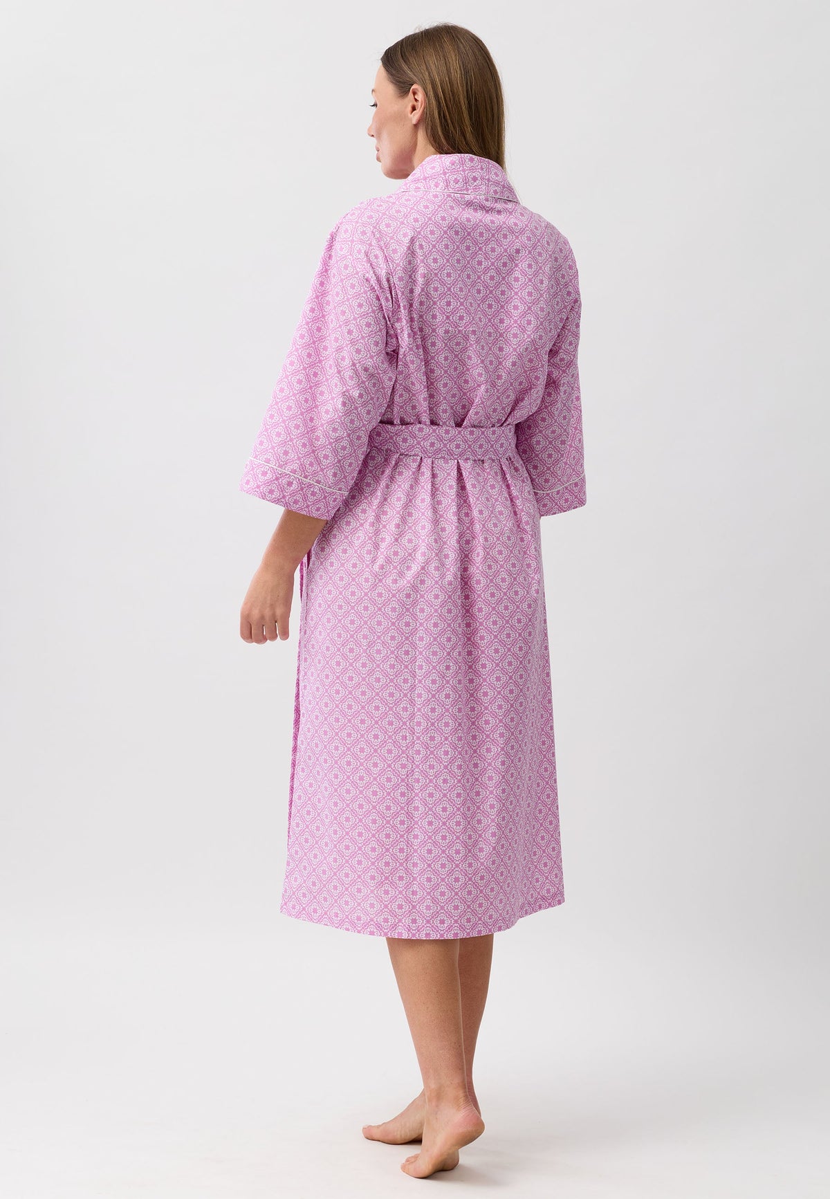MOROCCO WRAP ROBE PINK - SK951M6