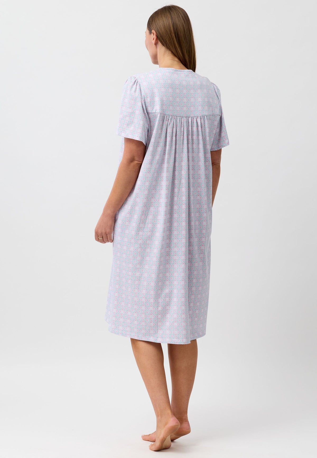 BATIK BRUNCH COAT SAGE - SK953B6