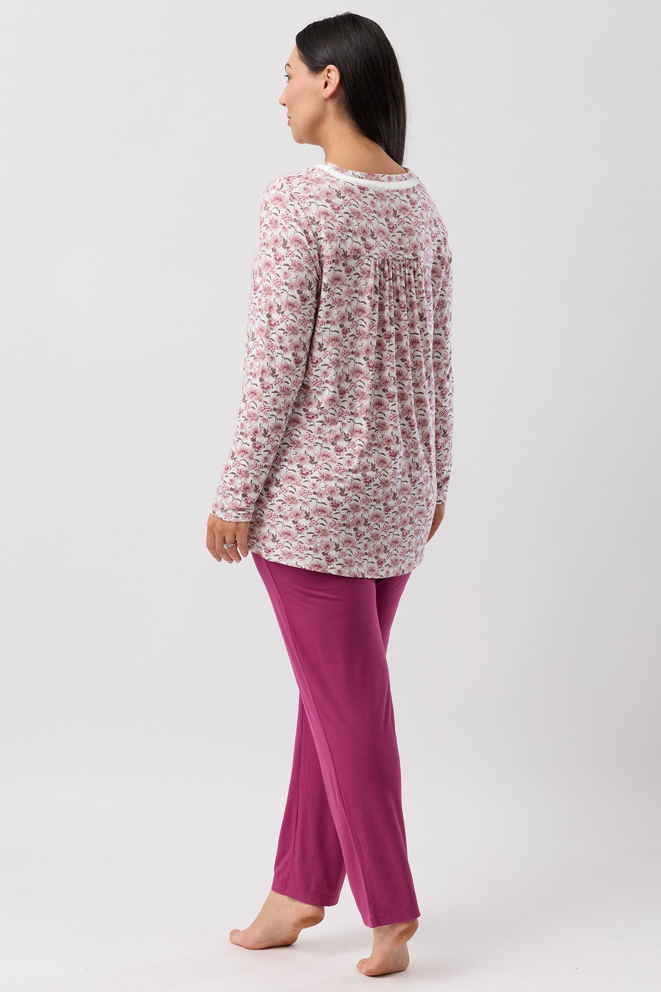 BLOOM PJ SET BORDEAUX - Y247B6