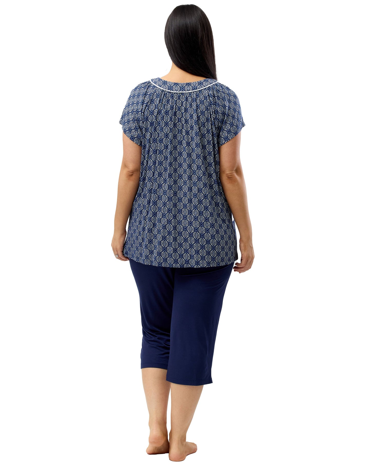 BATIK PJ SET NAVY - Y253BK