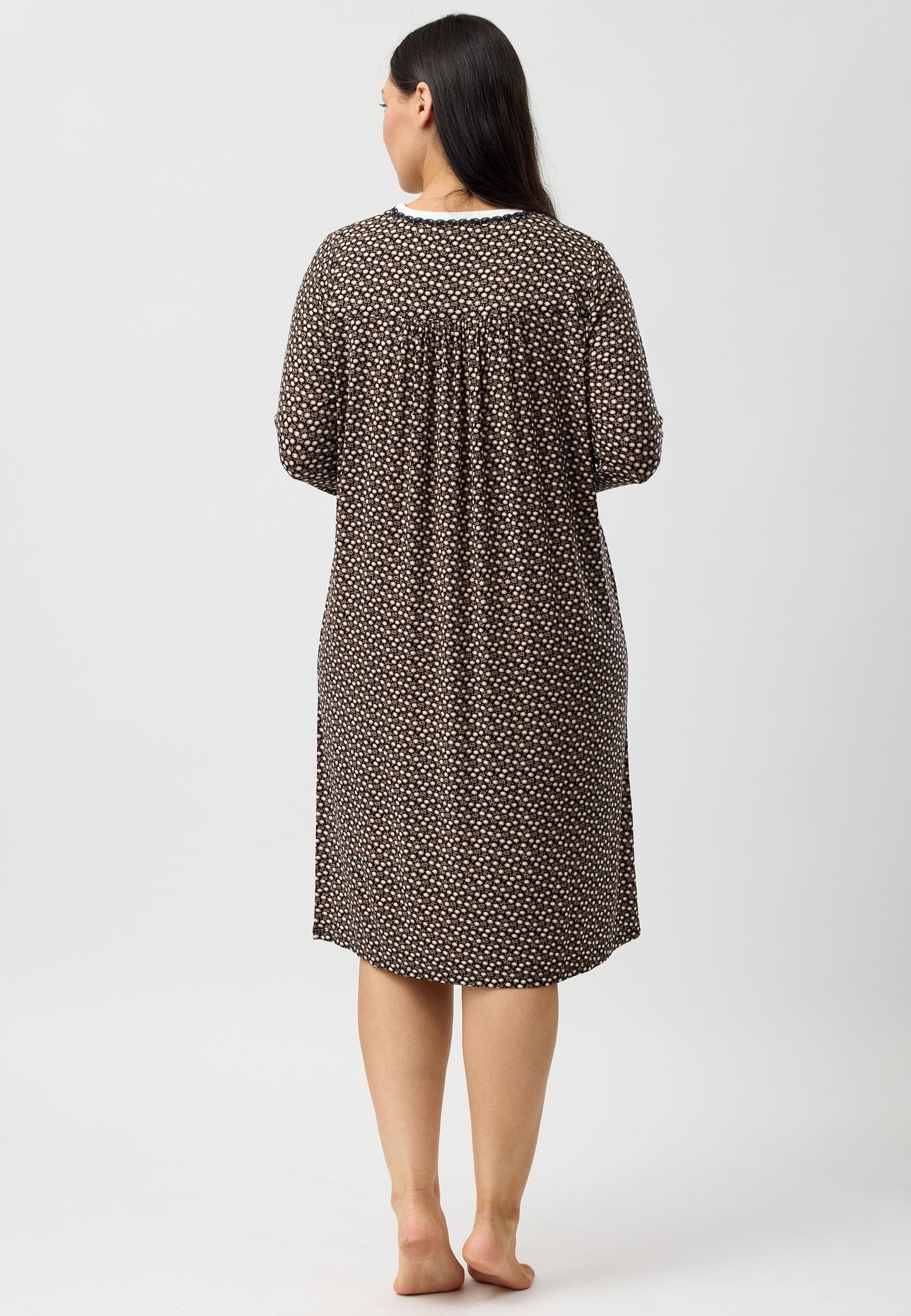 DITSY NIGHTIE BLACK - Y327D5