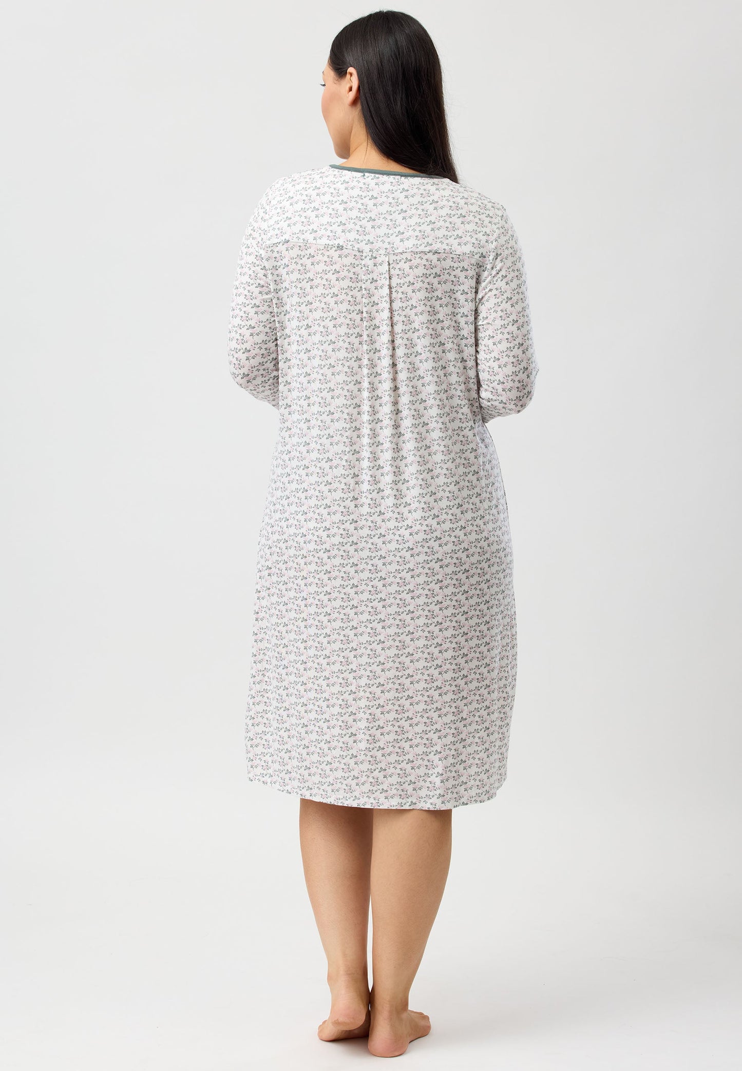 BLOSSOM DIAMOND NIGHTIE OLIVE - Y331B5