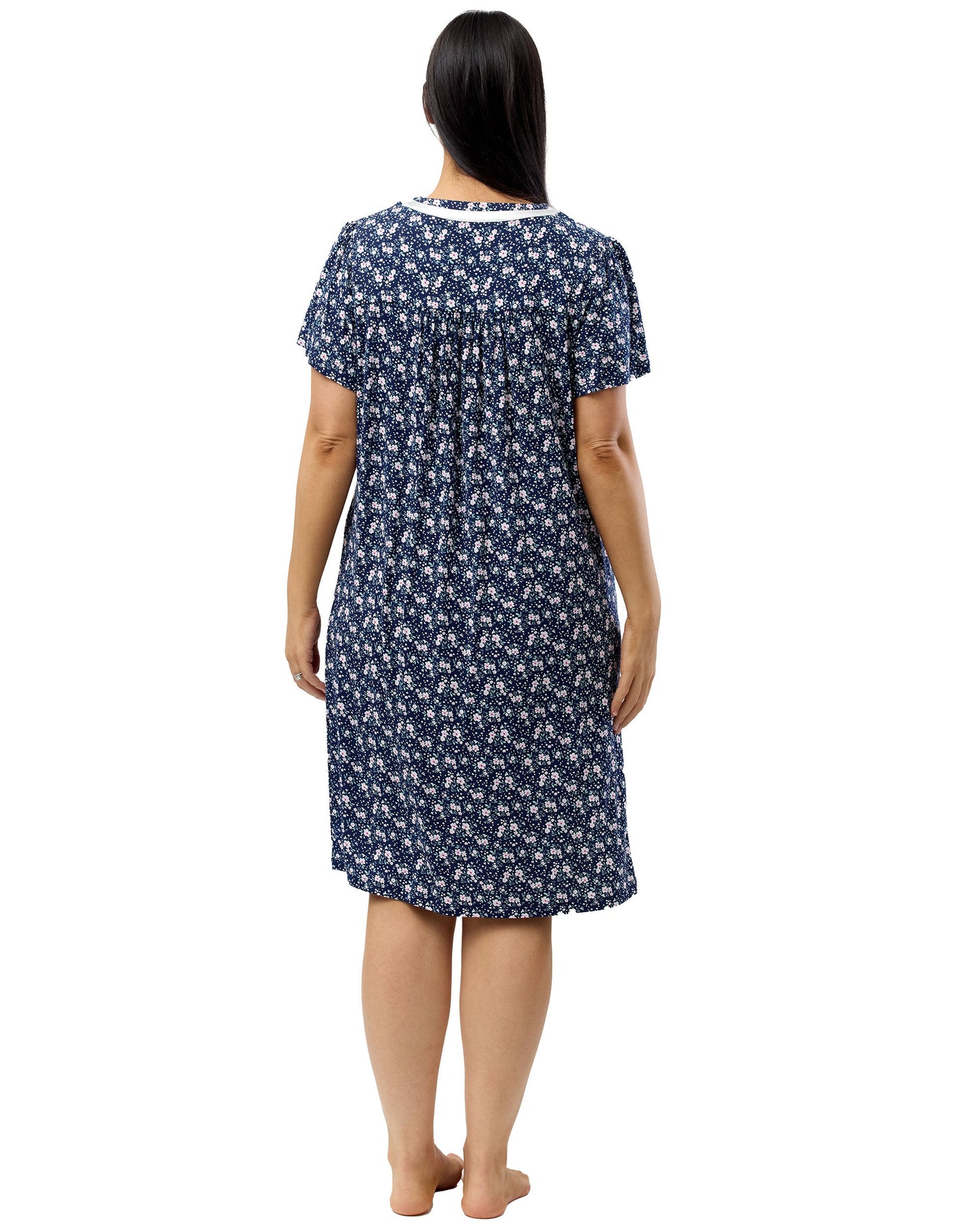 GARDEN NIGHTIE NAVY - Y344G