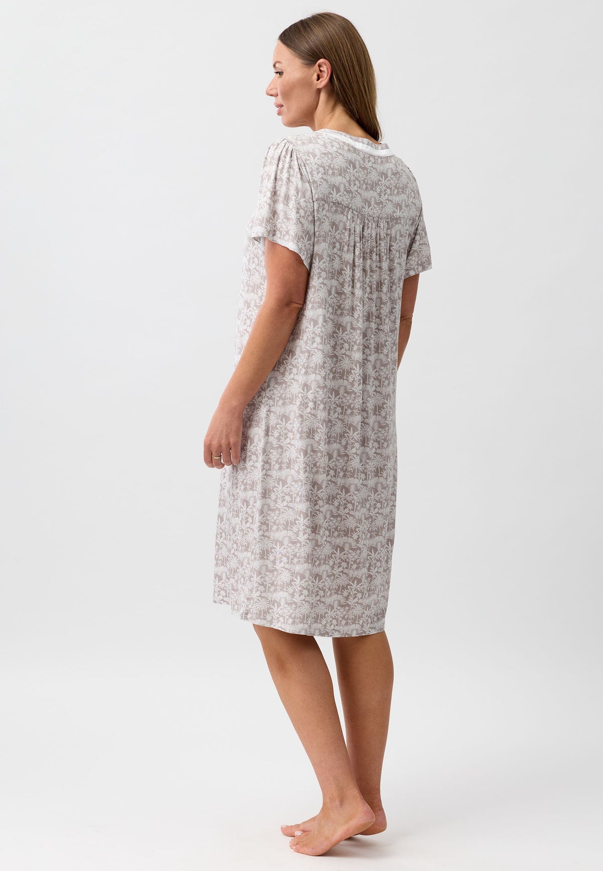 PALM VEE NIGHTIE MOCHA - Y344PA6