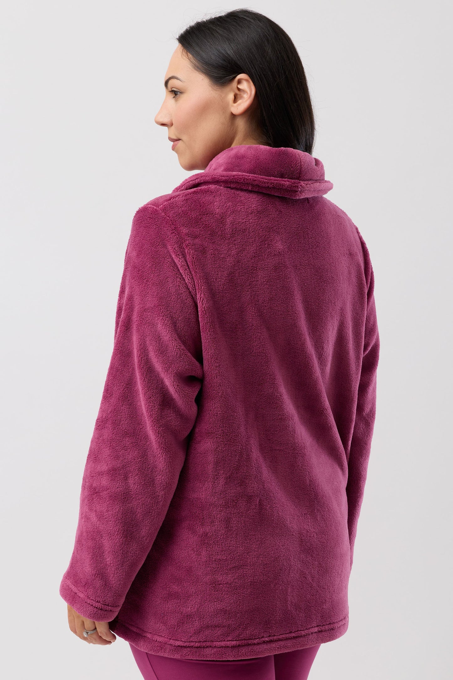 LUXURY SLEEP JACKET BORDEAUX - Y807