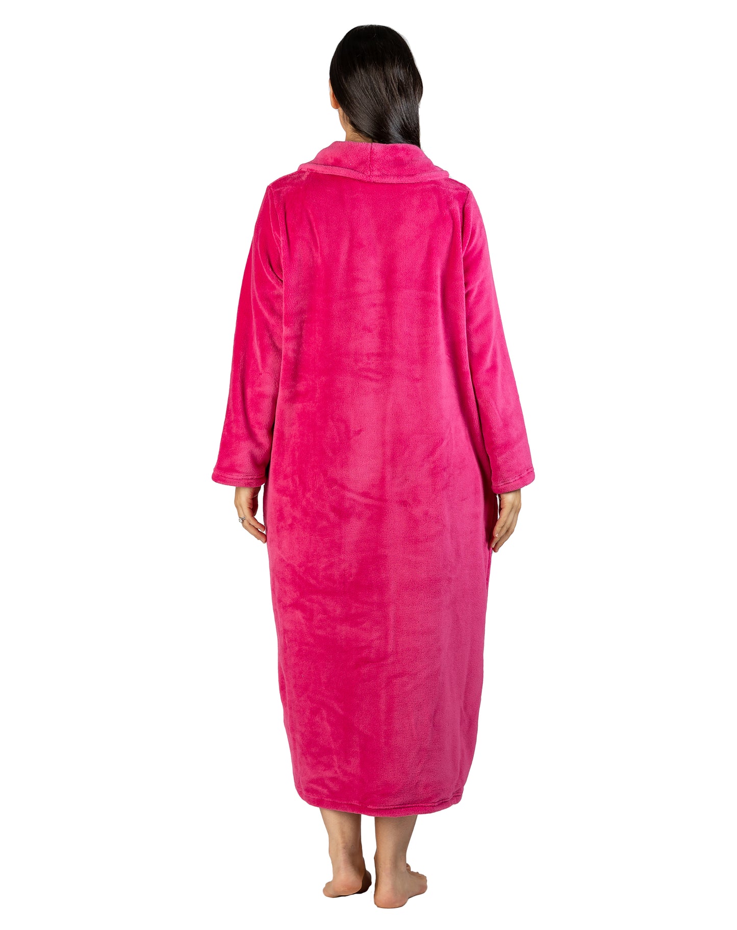 BUTTON ROBE ROSE - Y830