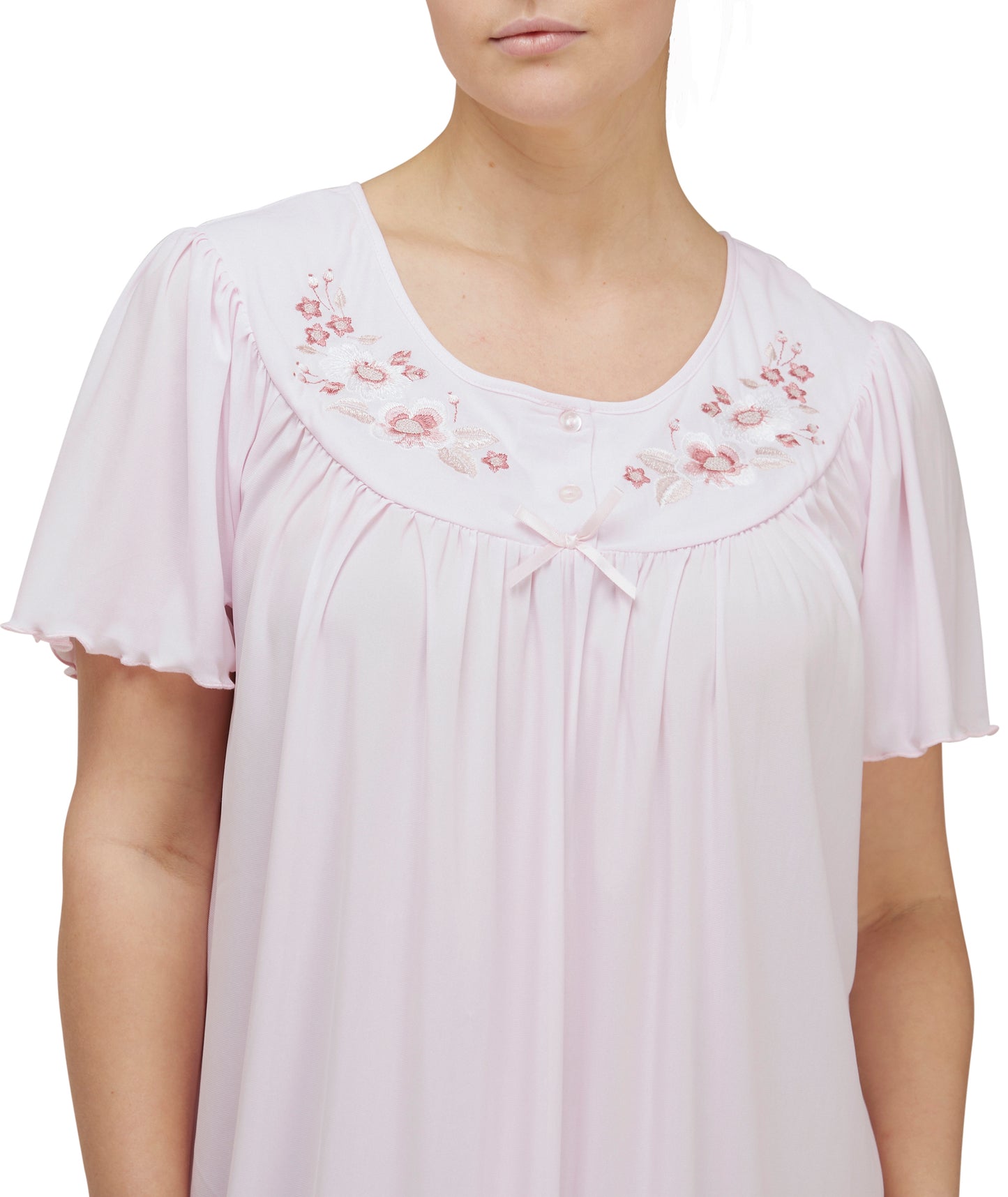 ROSE TRILOBAL NIGHTIE / PINK - SK209