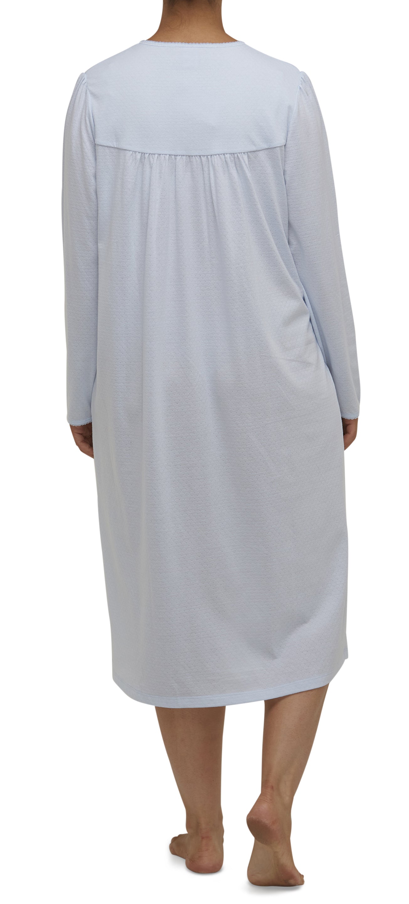 ROSEBUD EMBROIDERY NITE PALE BLUE - SK210R