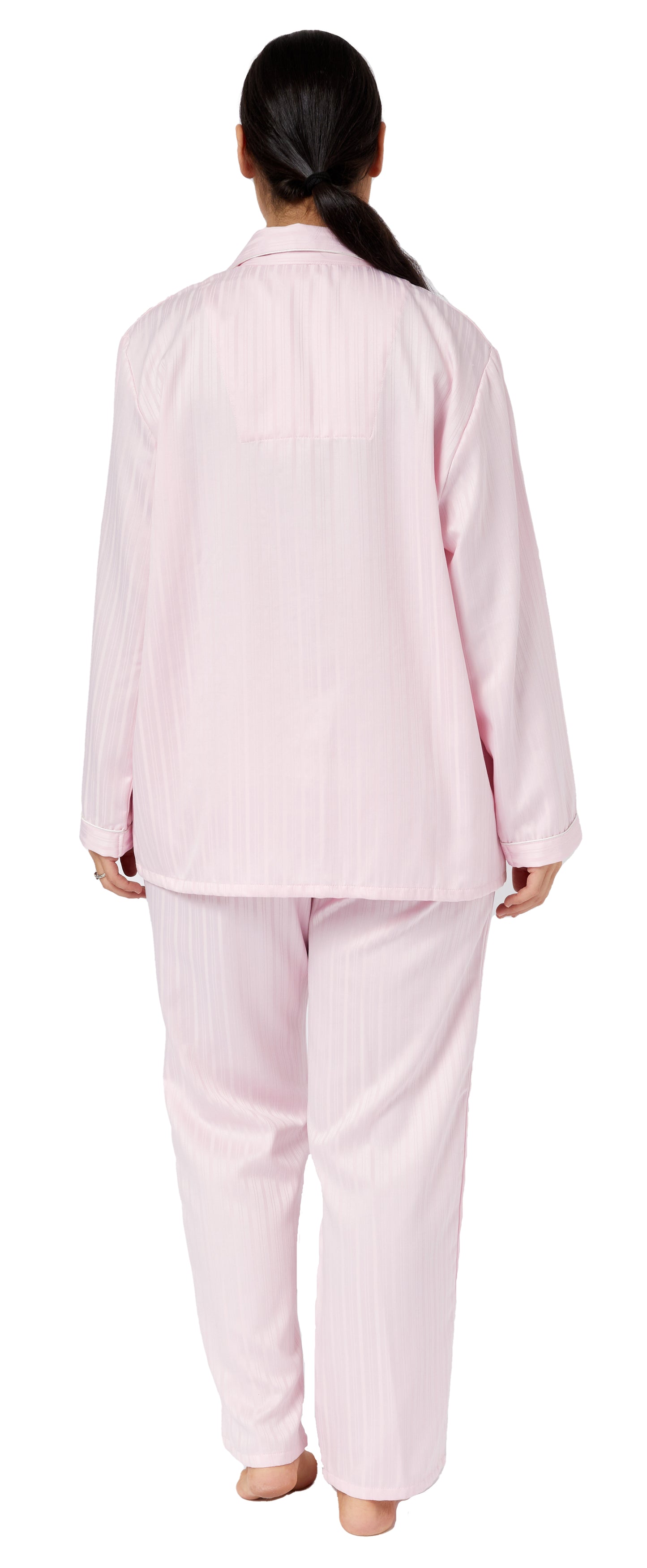 SATEEN REVERVE PJ SET PINK - SK502BS