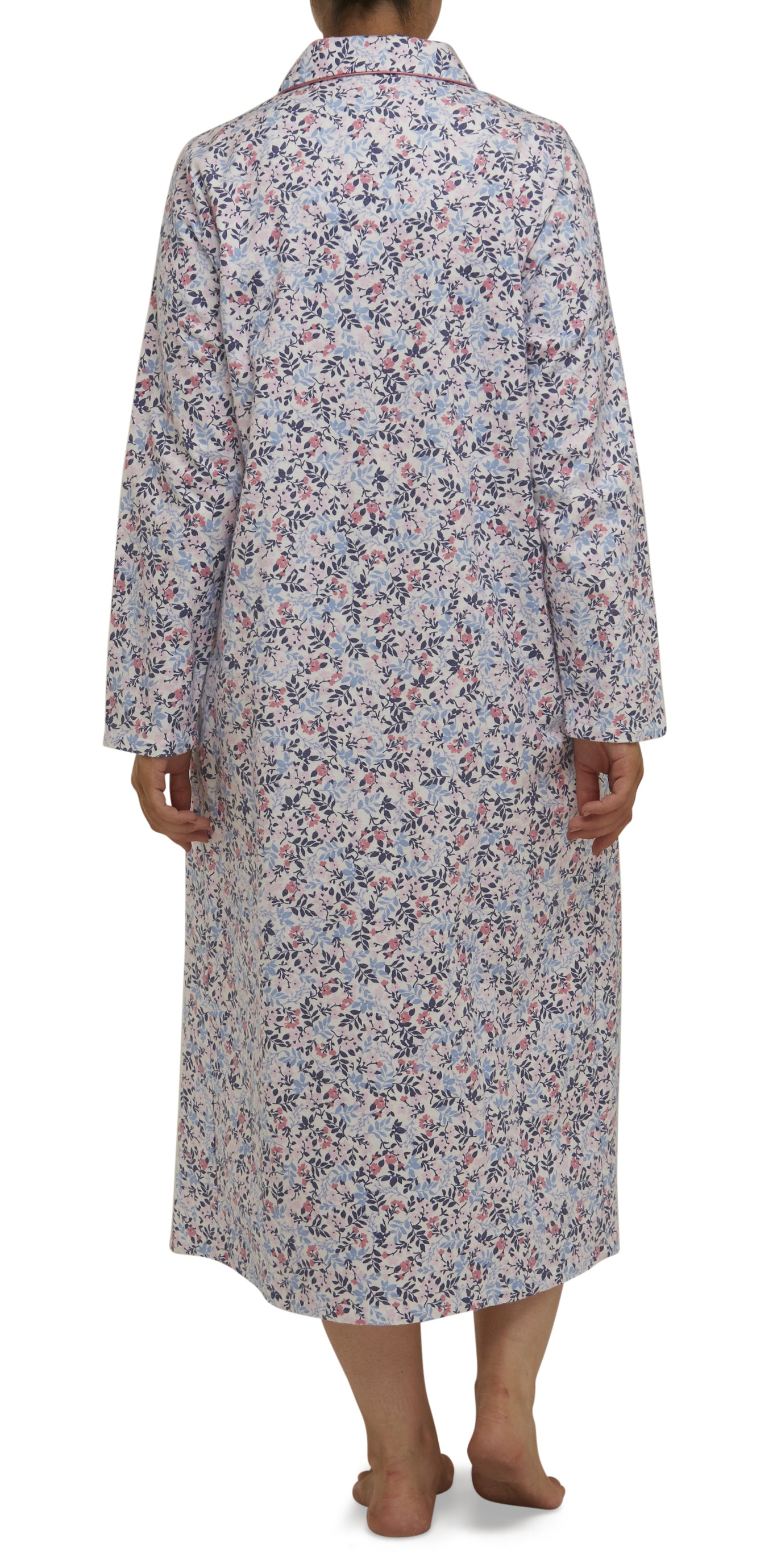 BROOKE COLLARED NIGHTIE / ROSE -SK600B