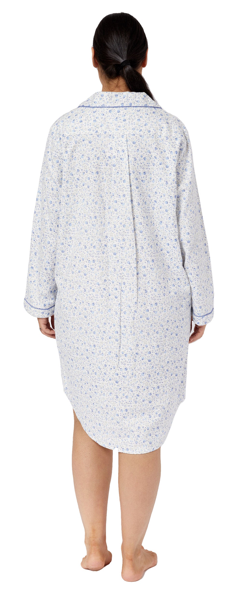 APPLE BLOSSOM NIGHTSHIRT BLUE - SK613A