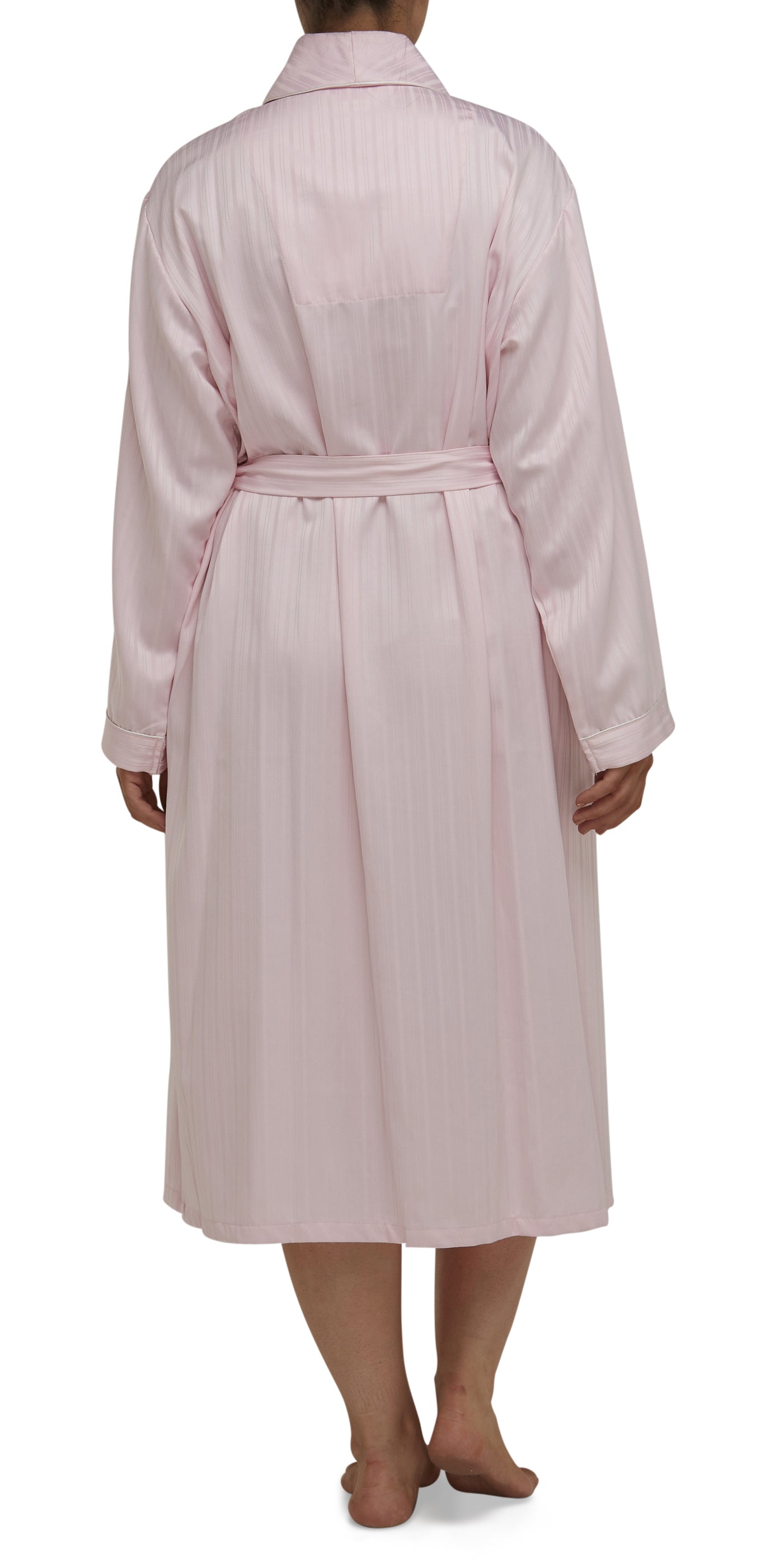 SATEEN WRAP ROBE / PINK -SK900S