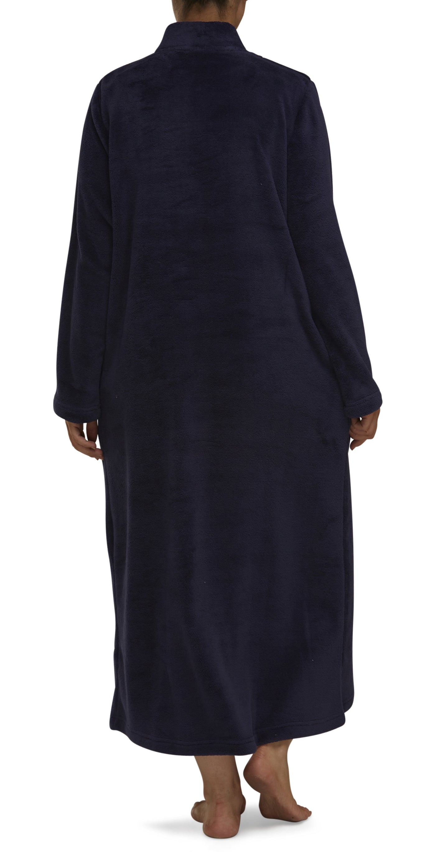 ROSE BUTTON GOWN NAVY - SK901R