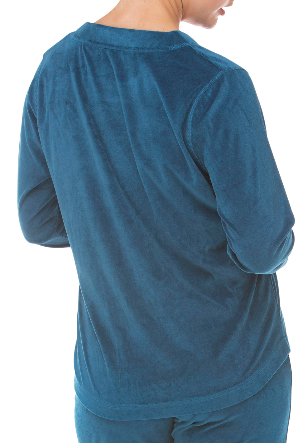 VELOUR TOP / PEACOCK - Y103