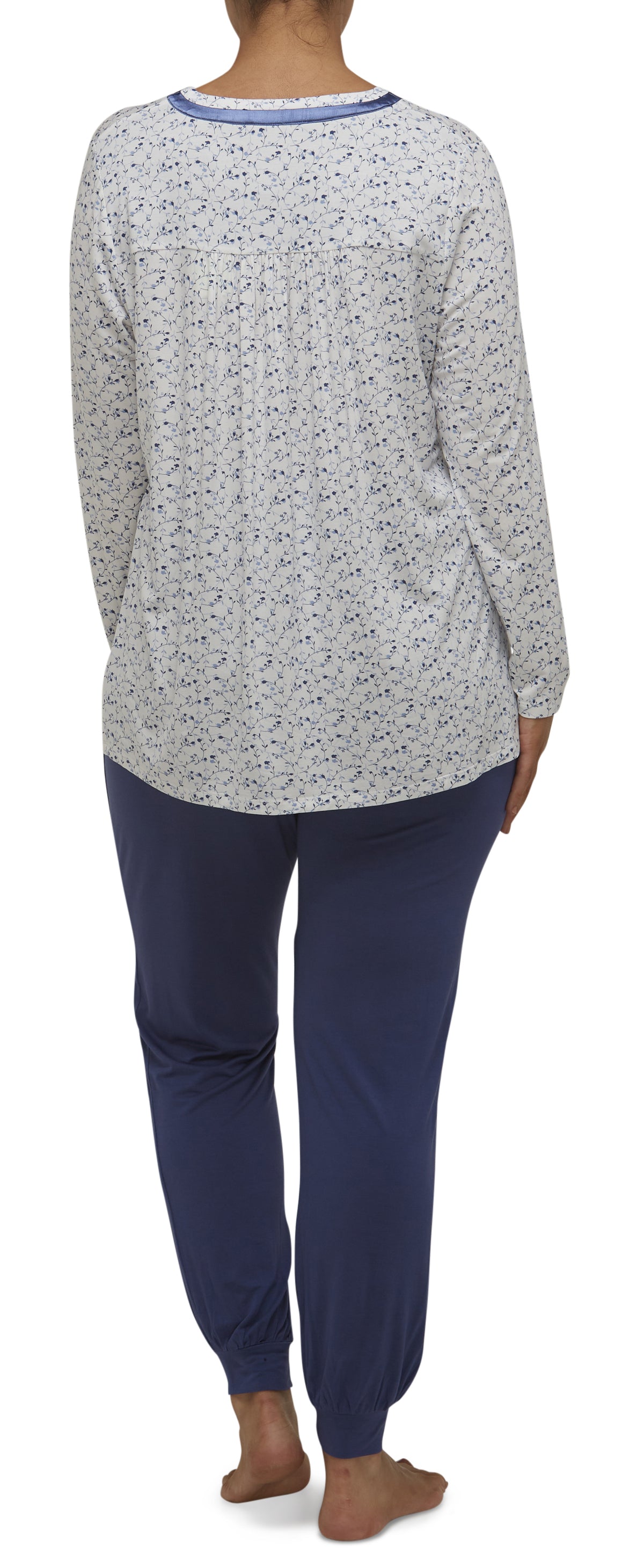 BOTANICAL BLUES PJ SET SLATE BLUE - Y209