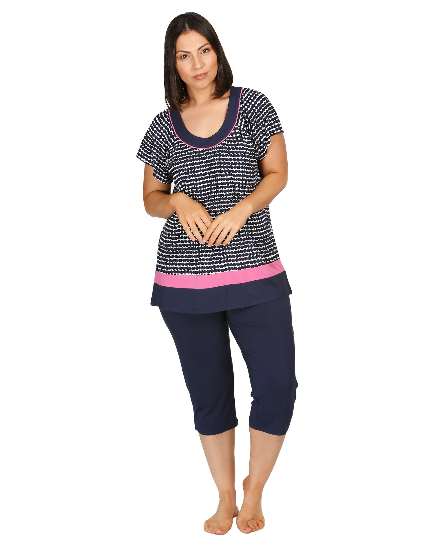 SPOT PJ SET NAVY - Y236S