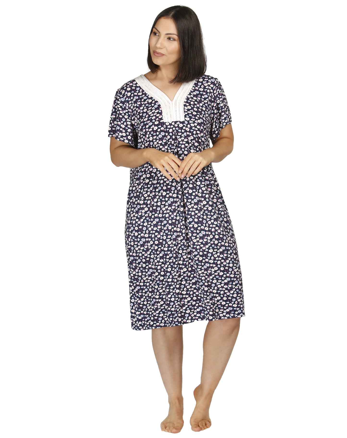 TULIP NIGHTIE NAVY - Y303T