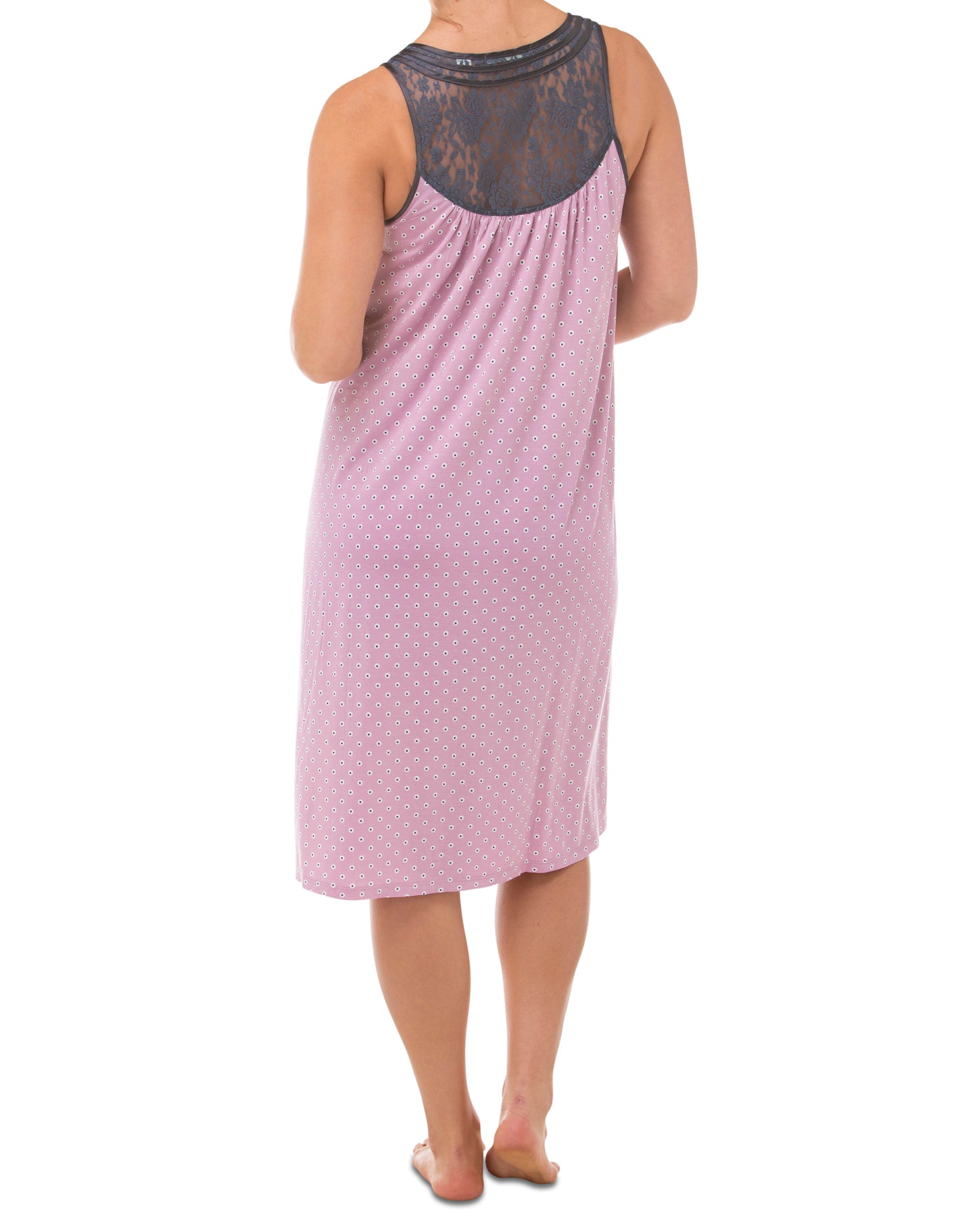 SLEEVELESS MADISON CHEMISE DUSTY PINK - Y431