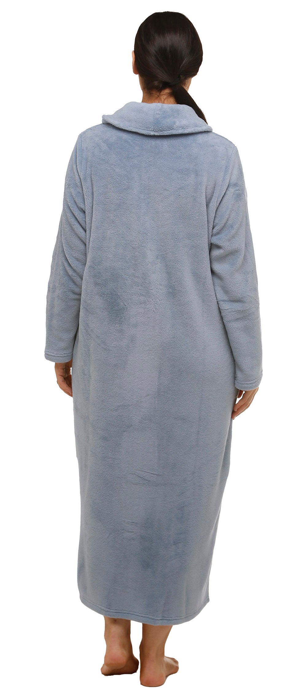 BUTTON ROBE STORM BLUE - Y830