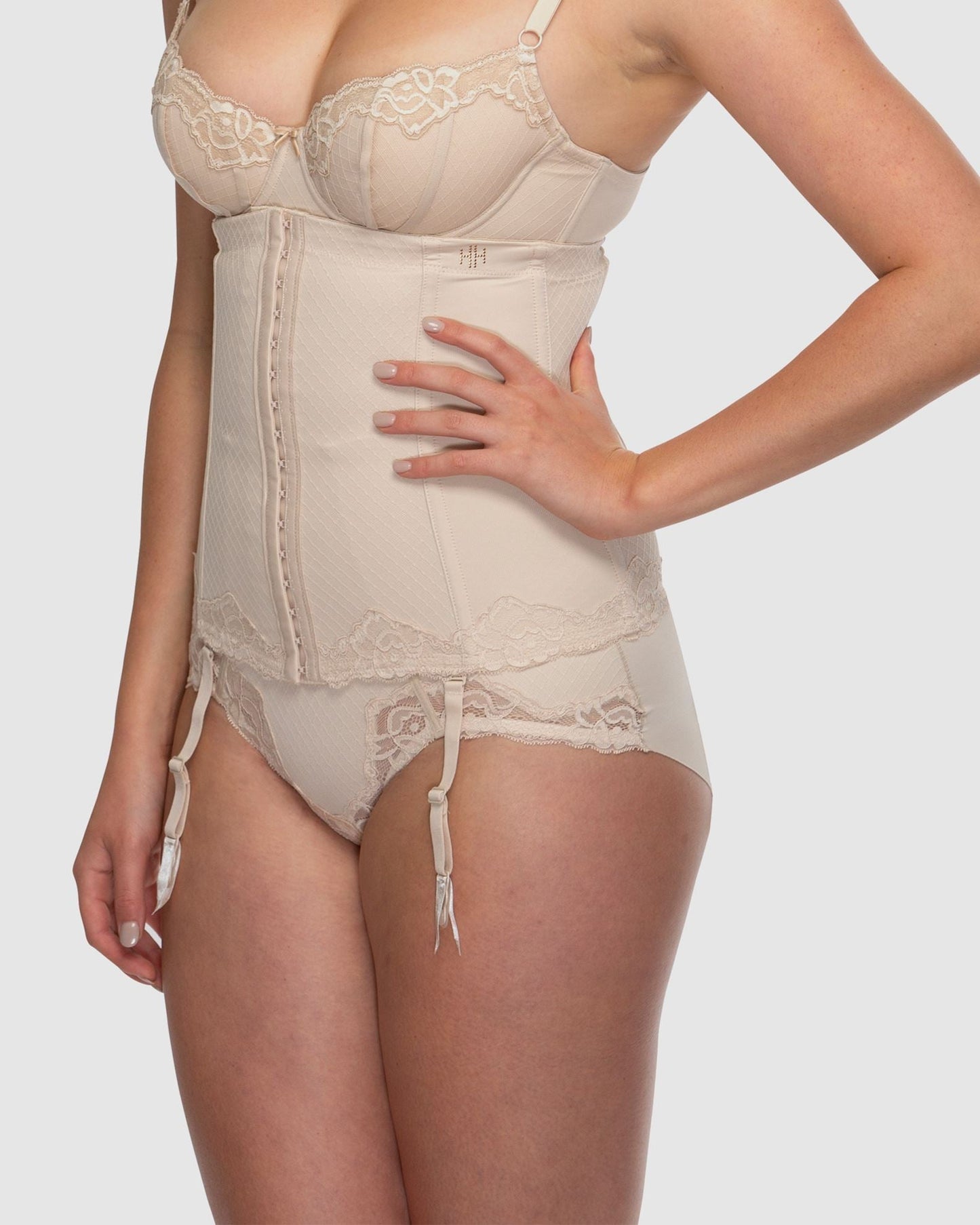Whisper Firm Control Waist Cincher - HH056 - Nude
