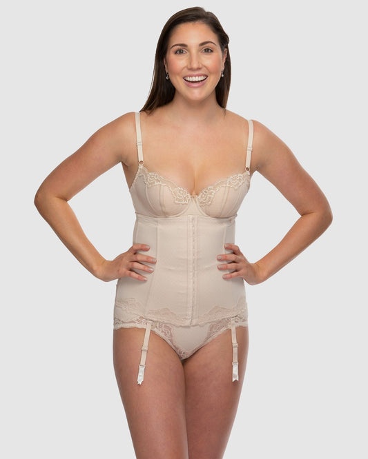 Whisper Firm Control Waist Cincher - HH056 - Nude