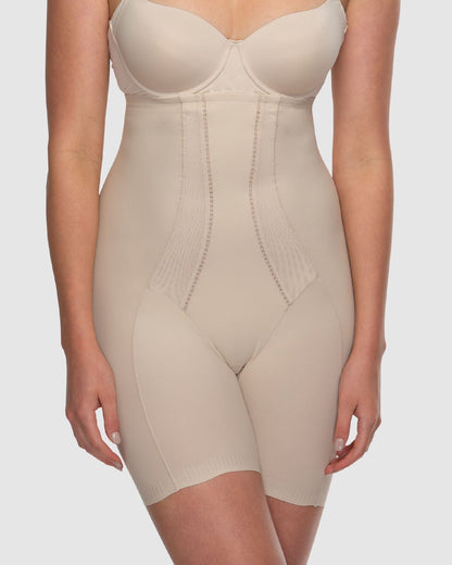 Harmony Medium Control High Waist Boyleg - HH063 - Nude