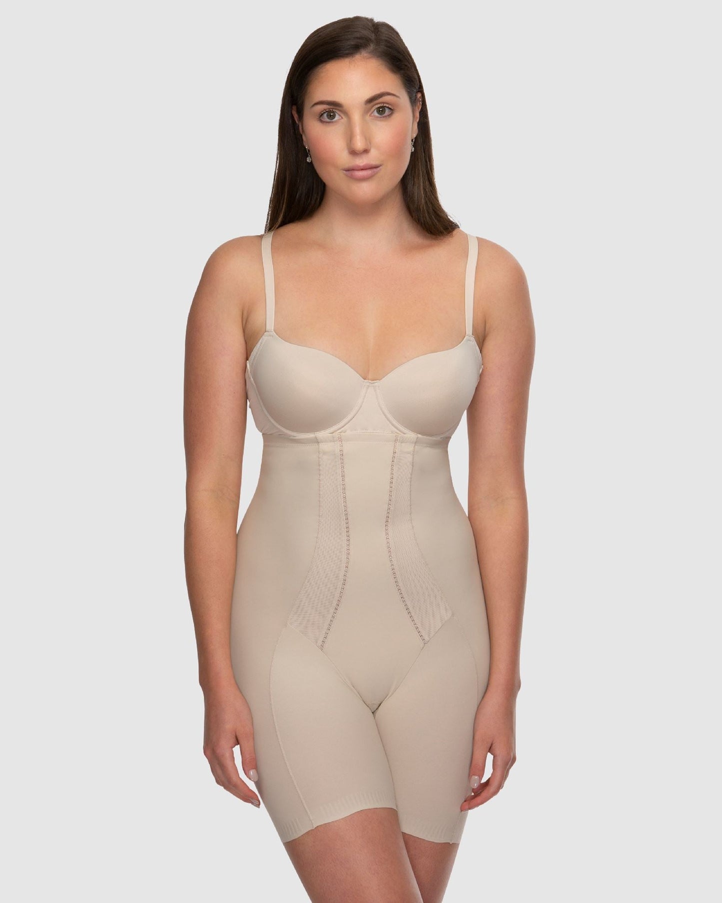 Harmony Medium Control High Waist Boyleg - HH063 - Nude