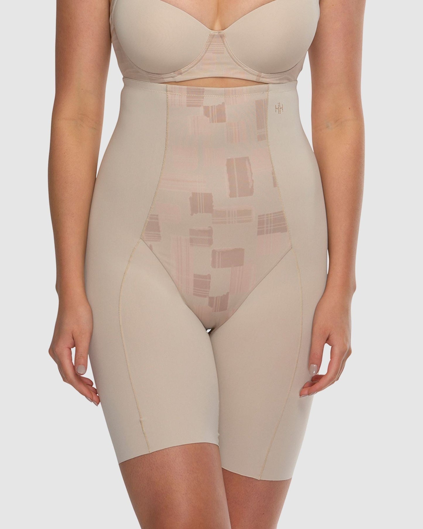 Eden Geo Medium Control Thigh Shaper - HH043 - Nude
