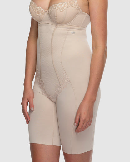 Whisper Firm Control High Waist Thigh Shaper - HH057 - Nude