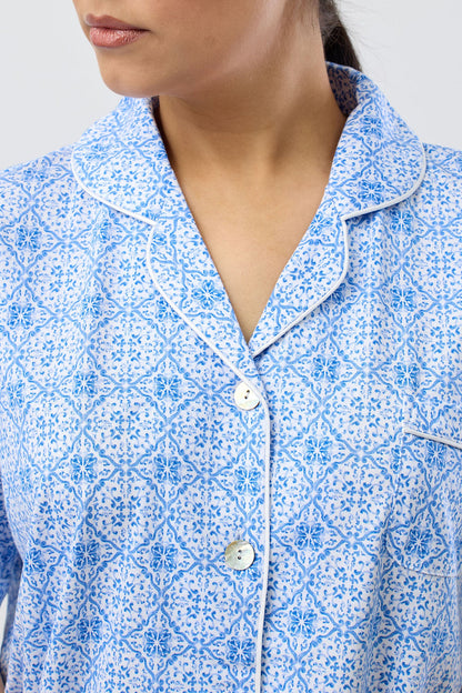 BAROQUE 3/4 PJ SET INDIGO - SK108B5