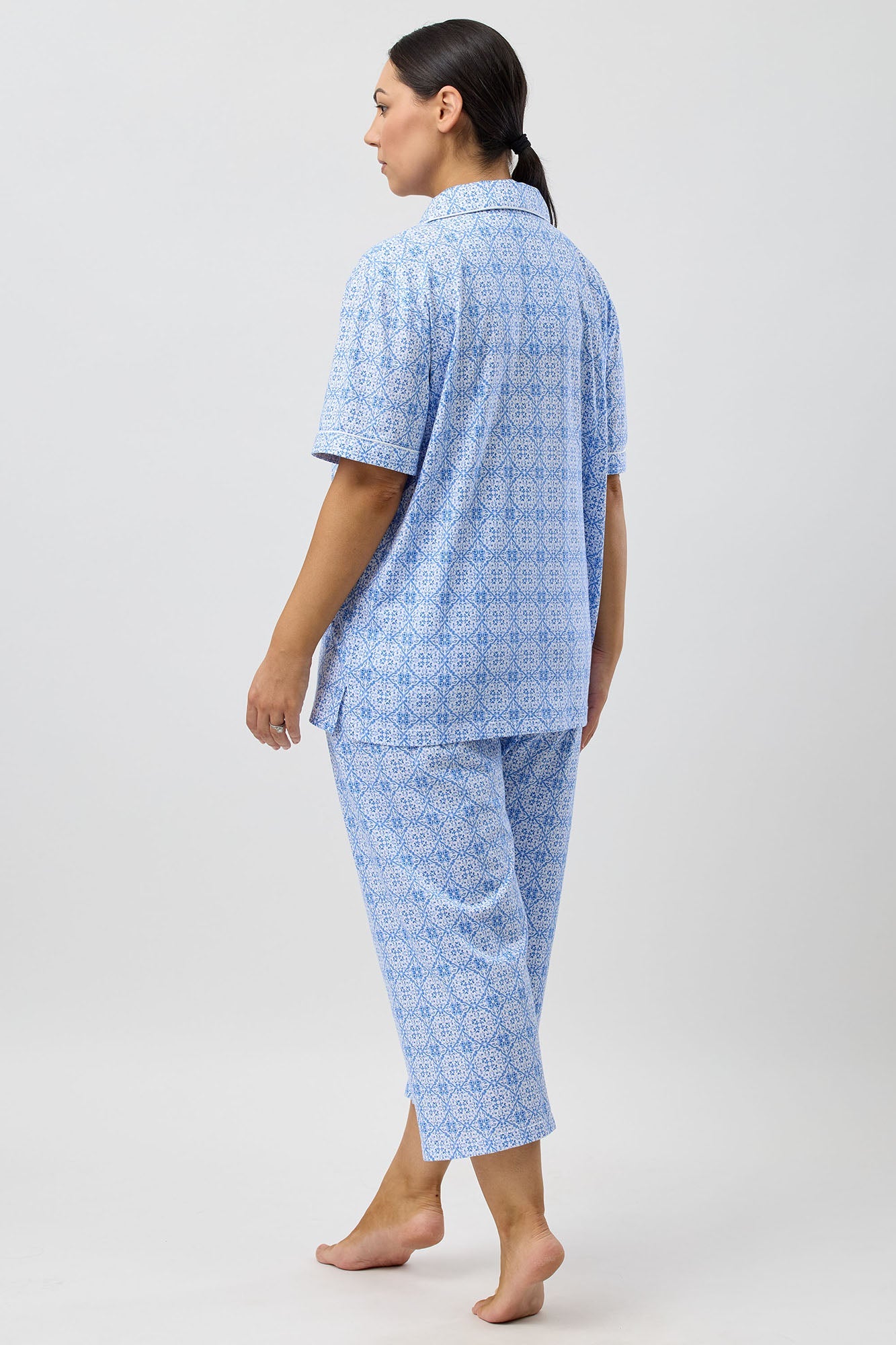 BAROQUE 3/4 PJ SET INDIGO - SK108B5