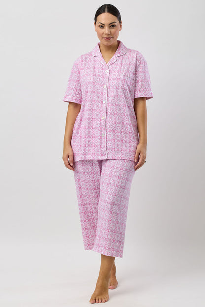 BAROQUE 3/4 PJ SET ROSE - SK108B5