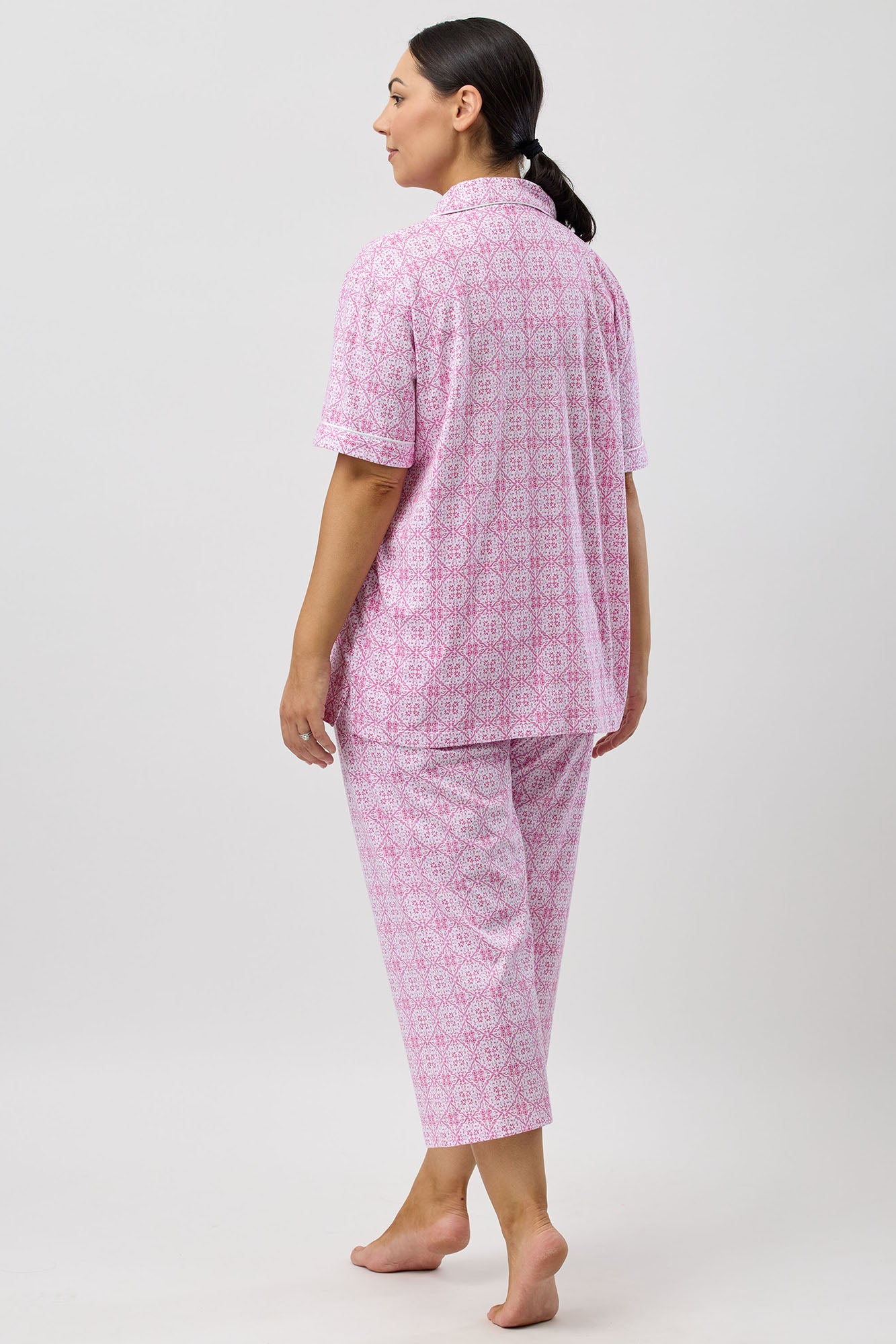 BAROQUE 3/4 PJ SET ROSE - SK108B5