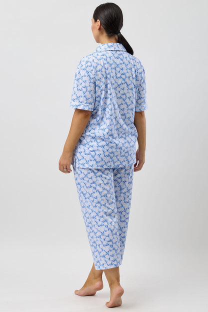 DAISIES 3/4 PJ SET BLUE - SK108D5